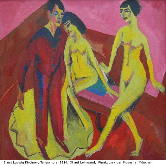 Ernst Ludwig Kirchner - Selbstporträt mit Gerda (Mann und Sitzende im Atelier) - Autre image