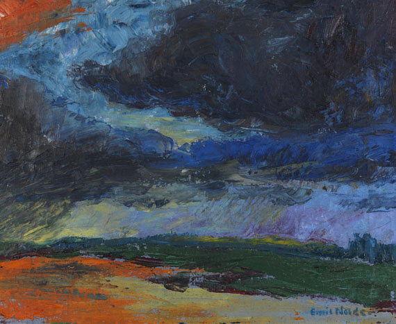 Emil Nolde - Herbstwolken, Friesland