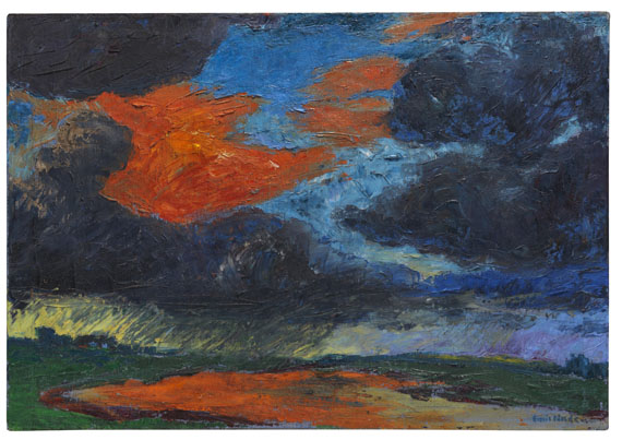 Emil Nolde - Herbstwolken, Friesland