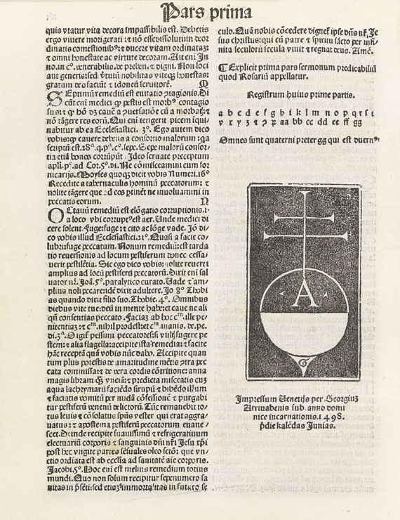 Bernardinus de Bustis - Rosarium sermonum