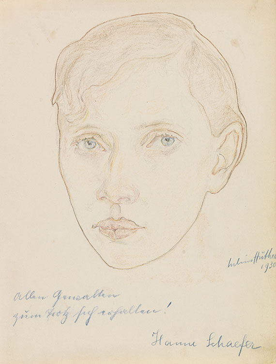 Julius Hüther - Gästebuch mit gezeichneten Porträts - Autre image