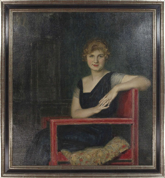 Franz von Stuck - Bildnis einer Dame - Image du cadre