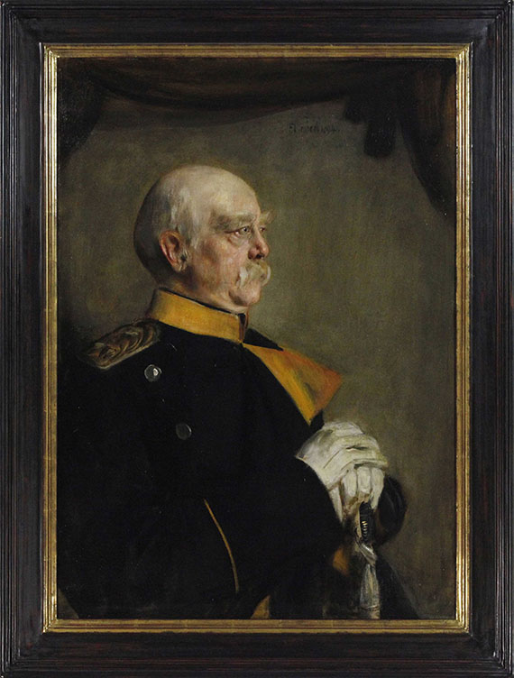 Franz von Lenbach - Otto Fürst von Bismarck - Image du cadre