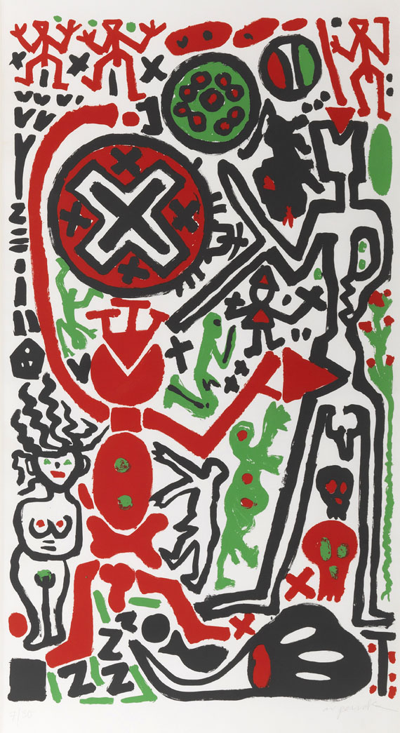 A. R. Penck (d.i. Ralf Winkler) - Ohne Titel