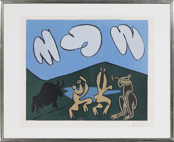 Pablo Picasso - Bacchanale au Taureau Noir - Image du cadre