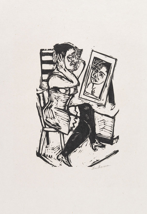 Max Beckmann - Toilette (Vorm Spiegel)