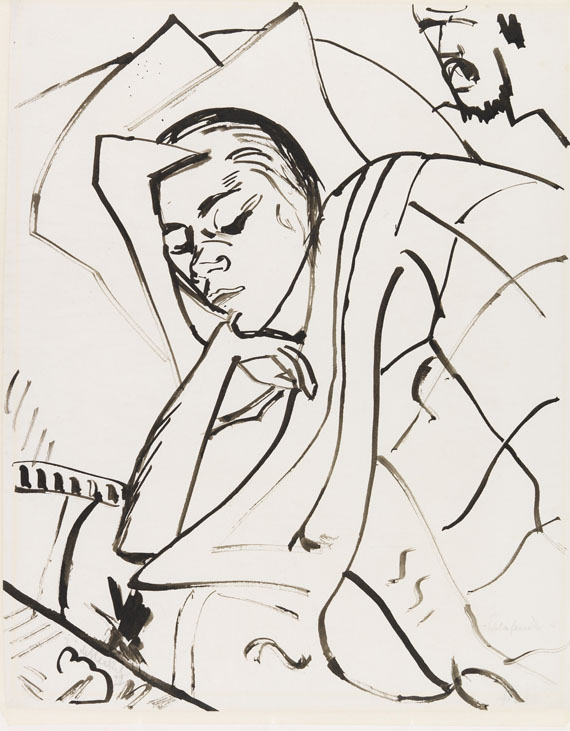 Erich Heckel - Schlafende