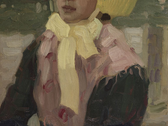 Leo Putz - Porträt Veronika Kirmaier im Schleissheimer Garten - Autre image