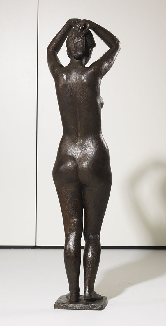 Gerhard Marcks - Venus, sich die Haare aufbindend - Verso