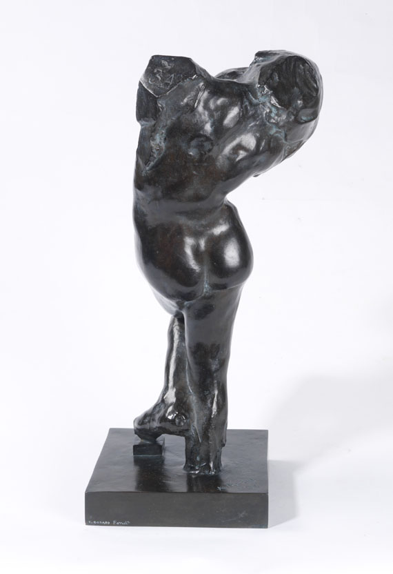 Auguste Rodin - La Méditation dite de la Porte - Verso
