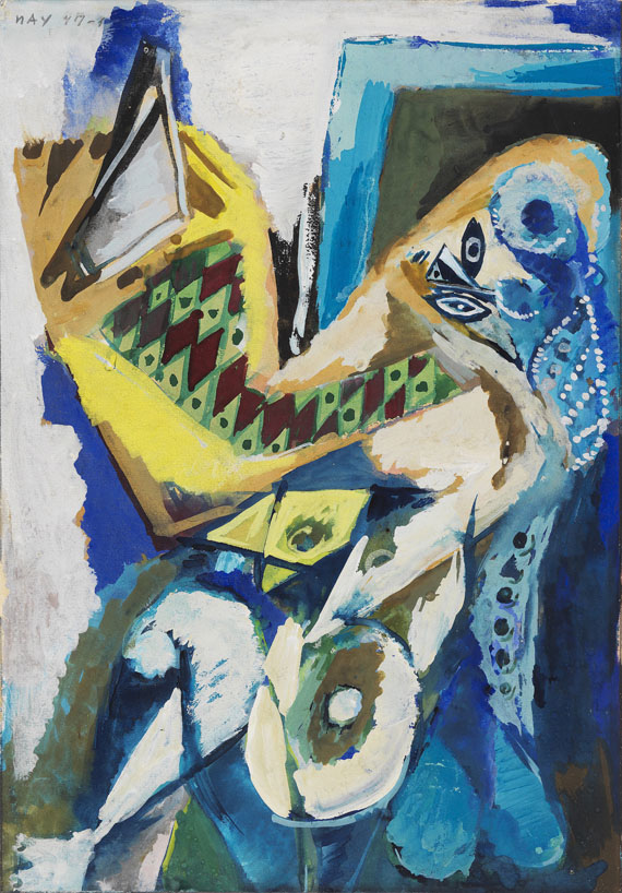 Blaue Sitzende mit..., 1947