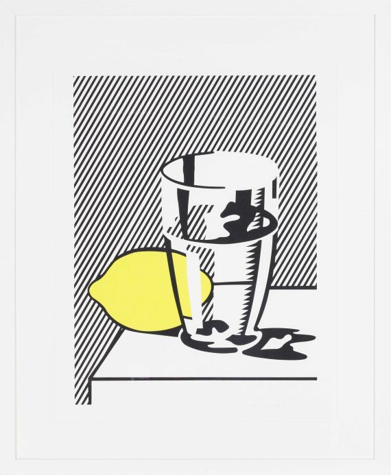 Roy Lichtenstein - Untitled (Still Life with Lemon and Glass) - Image du cadre