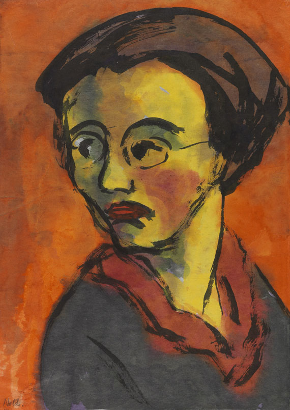 Emil Nolde - Frauenporträt - Johanna Schiefler