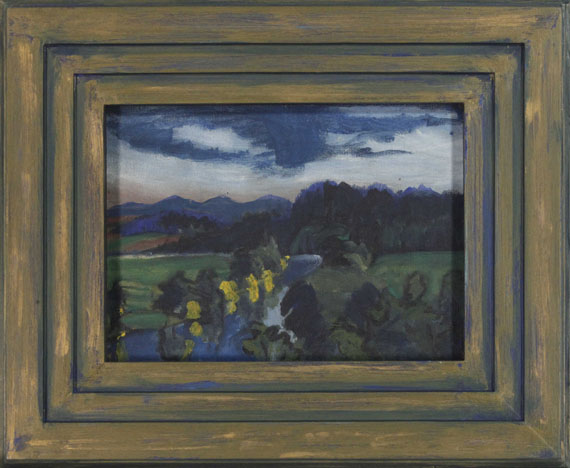 Ernst Ludwig Kirchner - Die Mulde bei Lichtenwalde - Image du cadre