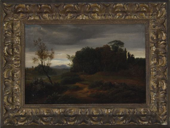 Johann Wilhelm Schirmer - Stürmische Landschaft - Image du cadre