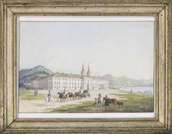 Heinrich Adam - Schloss Tegernsee - Image du cadre