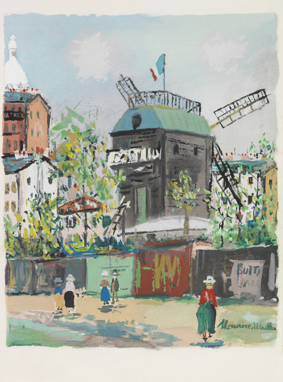 Jean Vertex - Le Village inspiré. Illustriert von Utrillo