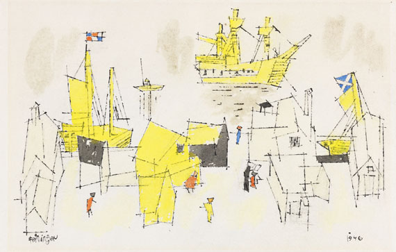 Lyonel Feininger - Wharf