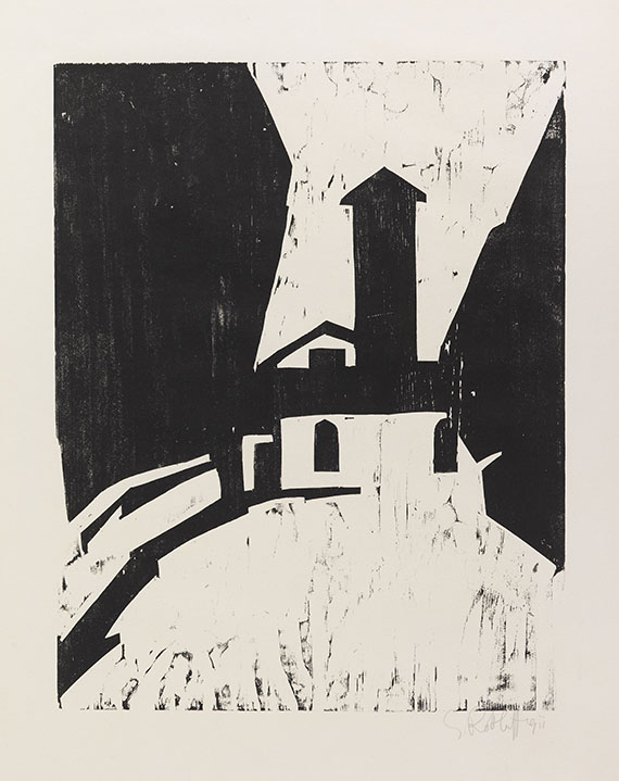 Karl Schmidt-Rottluff - Villa mit Turm