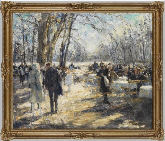 Otto Pippel - Ostern im Englischen Garten in München - Image du cadre