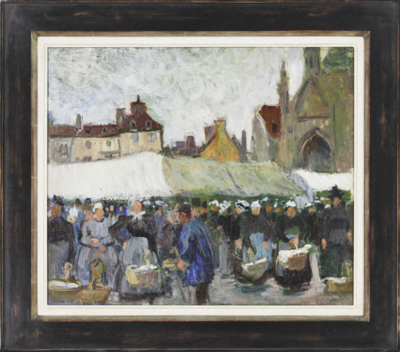 Raoul Dufy - Marché à Falaise (Markt in Falaise) - Image du cadre