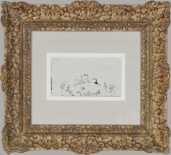 Paul Klee - Belebter Strand - Image du cadre