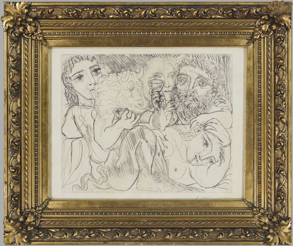 Pablo Picasso - Marie-Thérèse rêvant de métamorphoses - Image du cadre