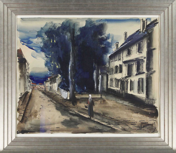 Maurice de Vlaminck - Vue d?une rue - Image du cadre