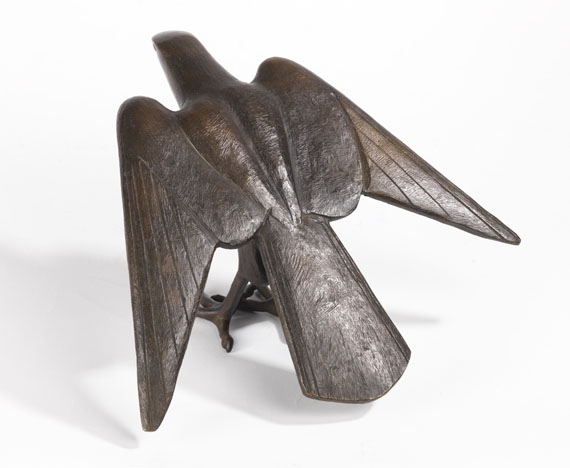 Gerhard Marcks - Falke - Verso