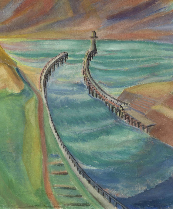 Erich Heckel - Hafeneinfahrt - Autre image