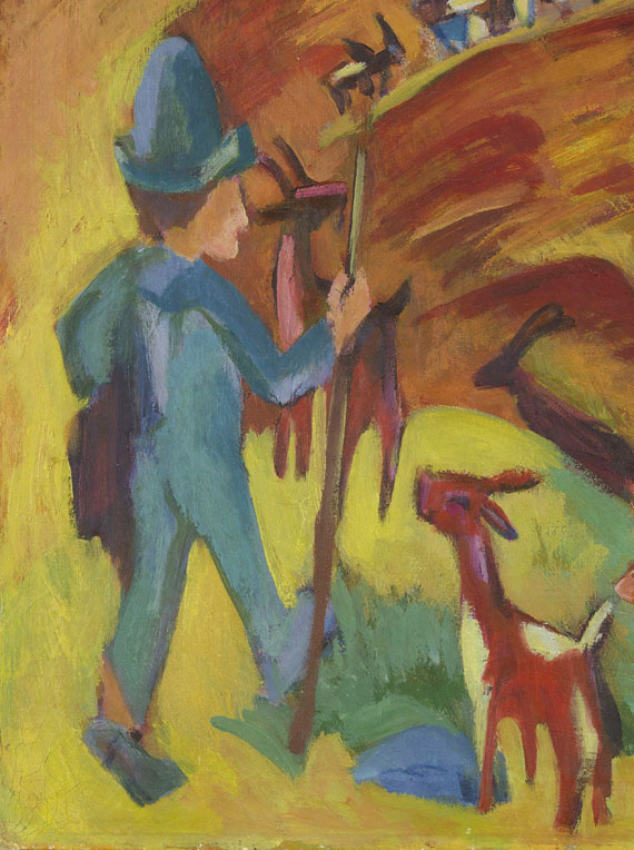 Ernst Ludwig Kirchner - Heimkehrende Ziegenherde - Autre image