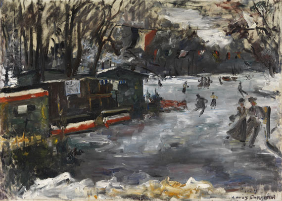 Lovis Corinth - Eisbahn im Berliner Tiergarten