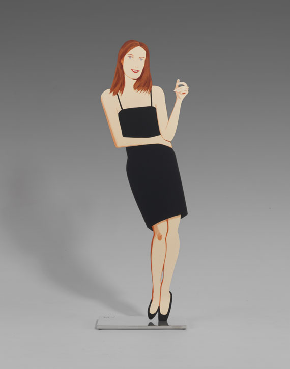 Alex Katz - Black Dress 4 (Sharon)