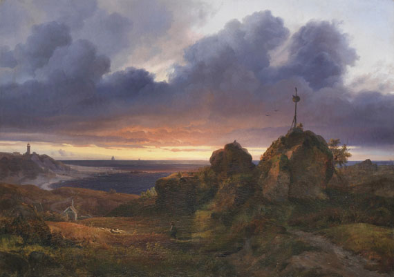 Gurlitt - Abendliche Sicht auf den Kattegat bei Kullen