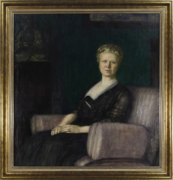 Franz von Stuck - Porträt Luise Bestehorn - Image du cadre