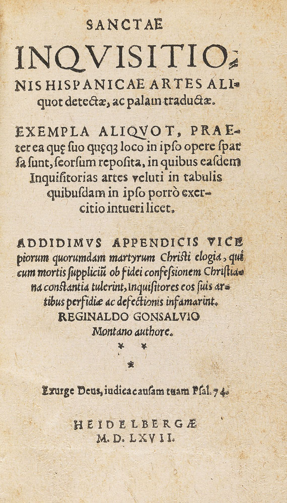 Cassiodor de Reina - Sanctae inquisitionis Hispanicae - Autre image