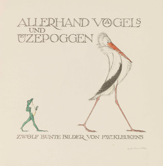 Friedrich Wilhelm Kleukens - Allerhand Voagels und Uezepoggen - Autre image