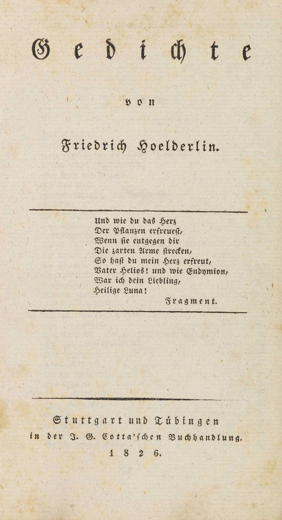 Friedrich Hölderlin - Gedichte - Autre image