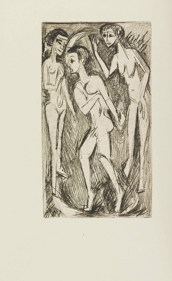 Gustav Schiefler - Die Graphik Ernst Ludwig Kirchners, Band I, Vorzugsausgabe - Autre image