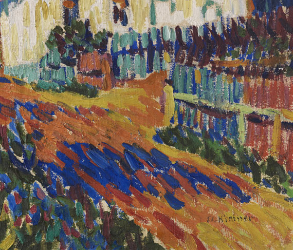 Ernst Ludwig Kirchner - Dorfstraße mit Apfelbäumen - Autre image