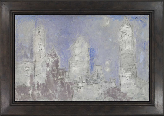 Lyonel Feininger - Manhattan, Dusk - Image du cadre