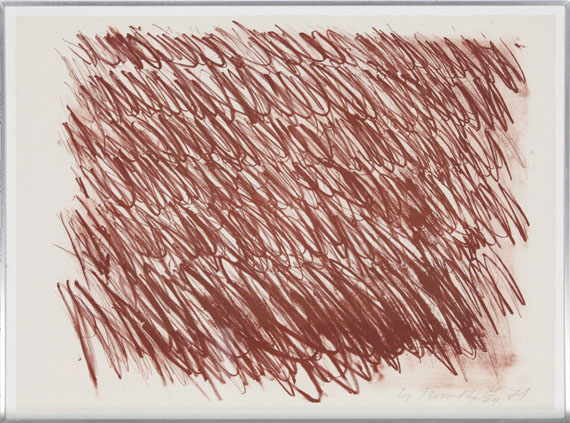 Cy Twombly - Untitled (6 Blätter) - Image du cadre