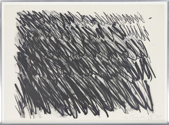 Cy Twombly - Untitled (6 Blätter) - Image du cadre