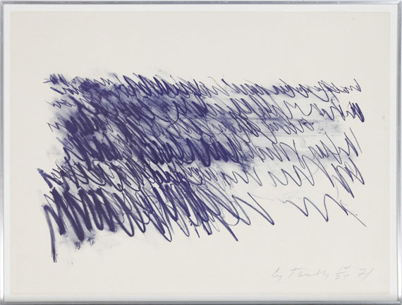 Cy Twombly - Untitled (6 Blätter) - Image du cadre