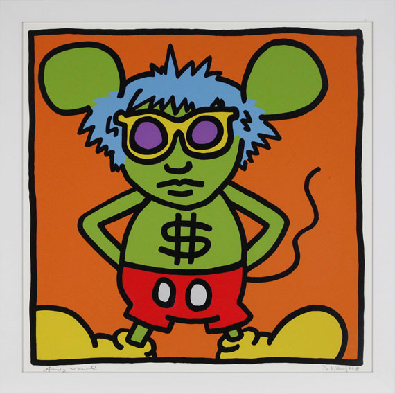 Keith Haring - Andy Mouse - Image du cadre