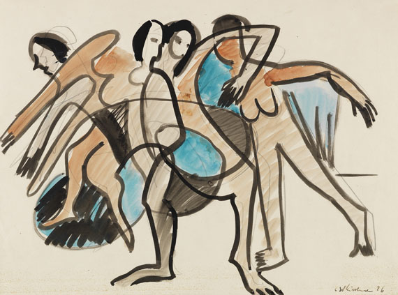Ernst Ludwig Kirchner - Tanzgruppe