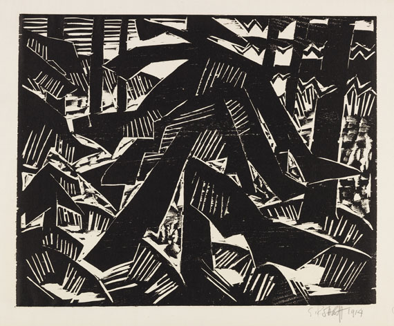 Karl Schmidt-Rottluff - Tanne