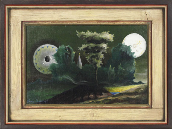 Franz Radziwill - Wenn es in der Landschaft still ist - Image du cadre