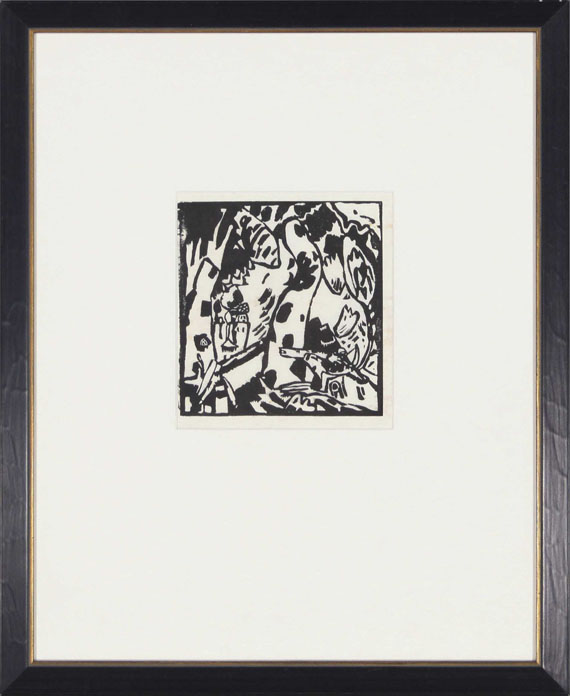 Wassily Kandinsky - Bogenschütze - Image du cadre