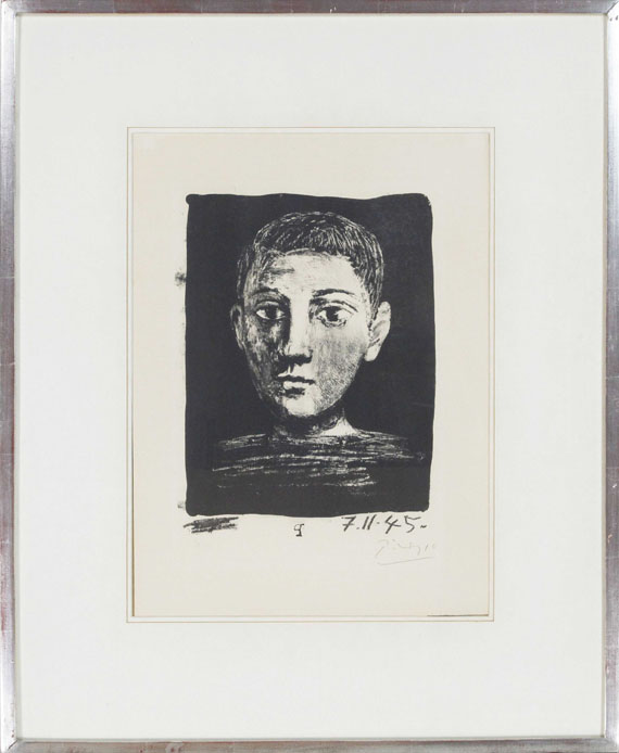 Pablo Picasso - Tête de Jeune Garçon - Image du cadre